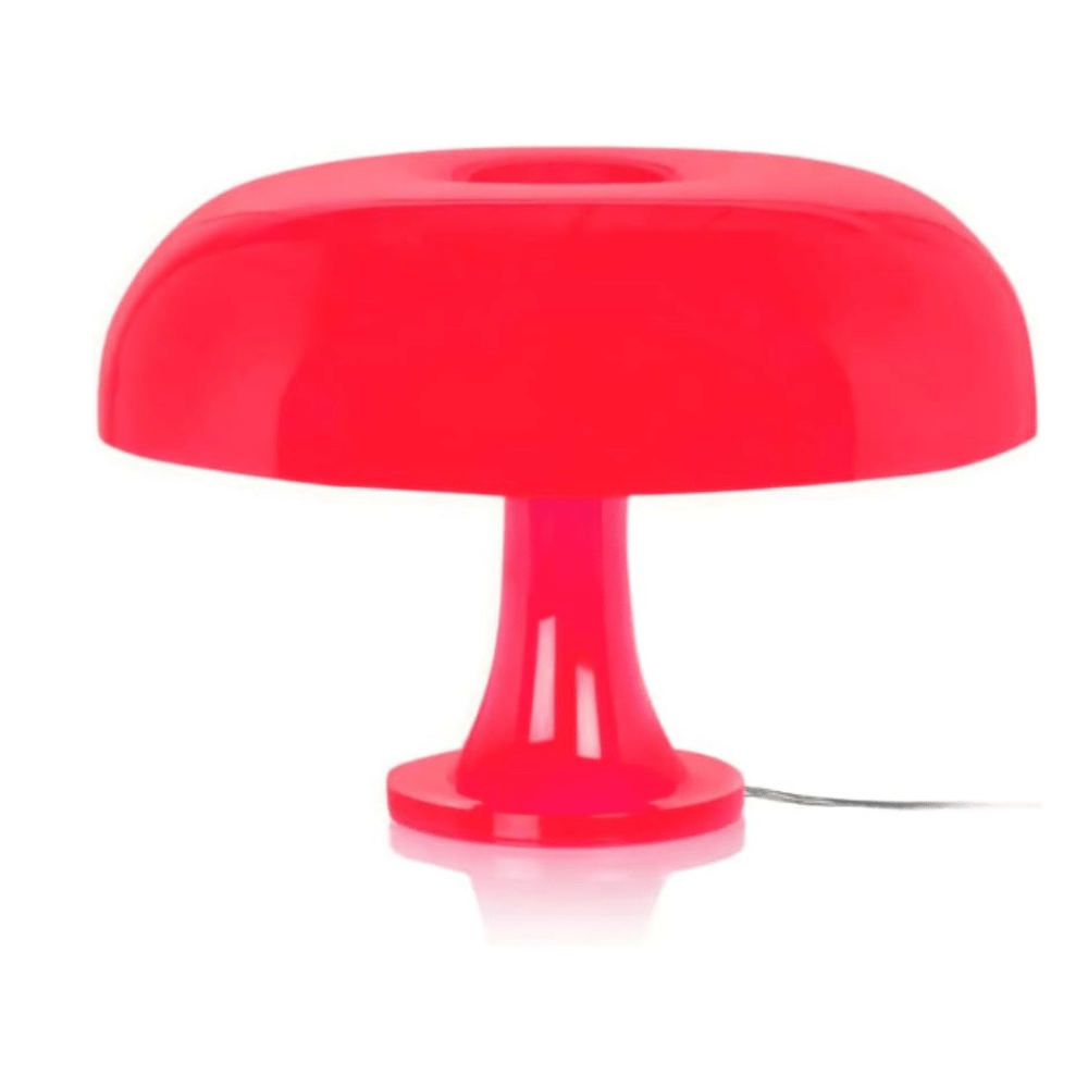 Lotus Soft Glow Red Mushroom Lamp