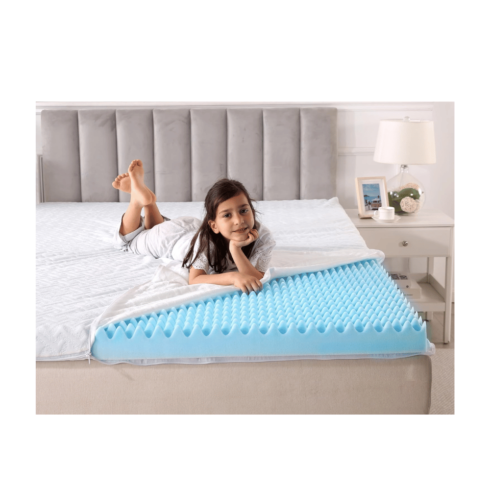 WhatsBedding sweat-reducing mattress topper