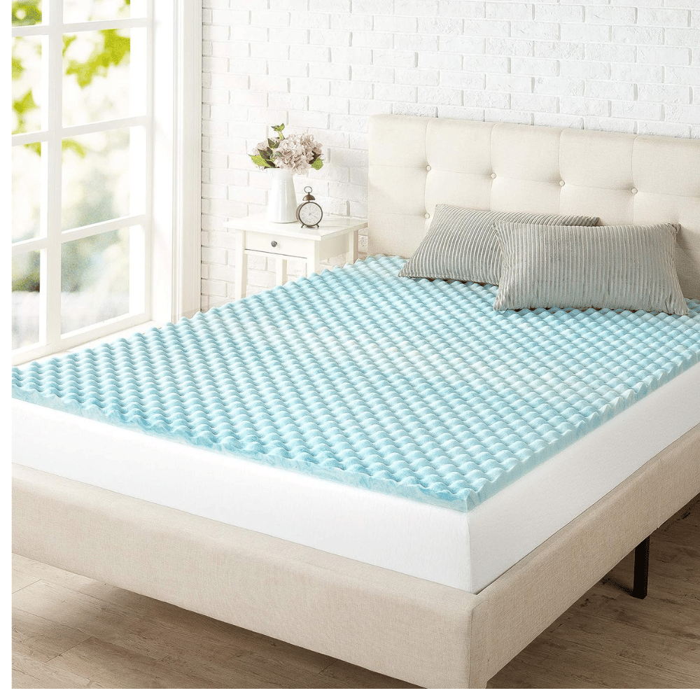 ZINUS cooling memory foam mattress topper