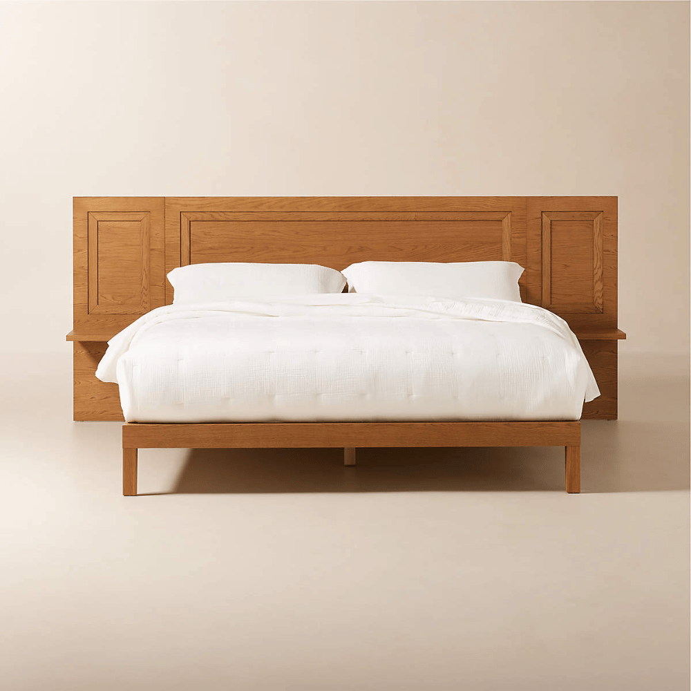 CB2 Crofton wood bed frame