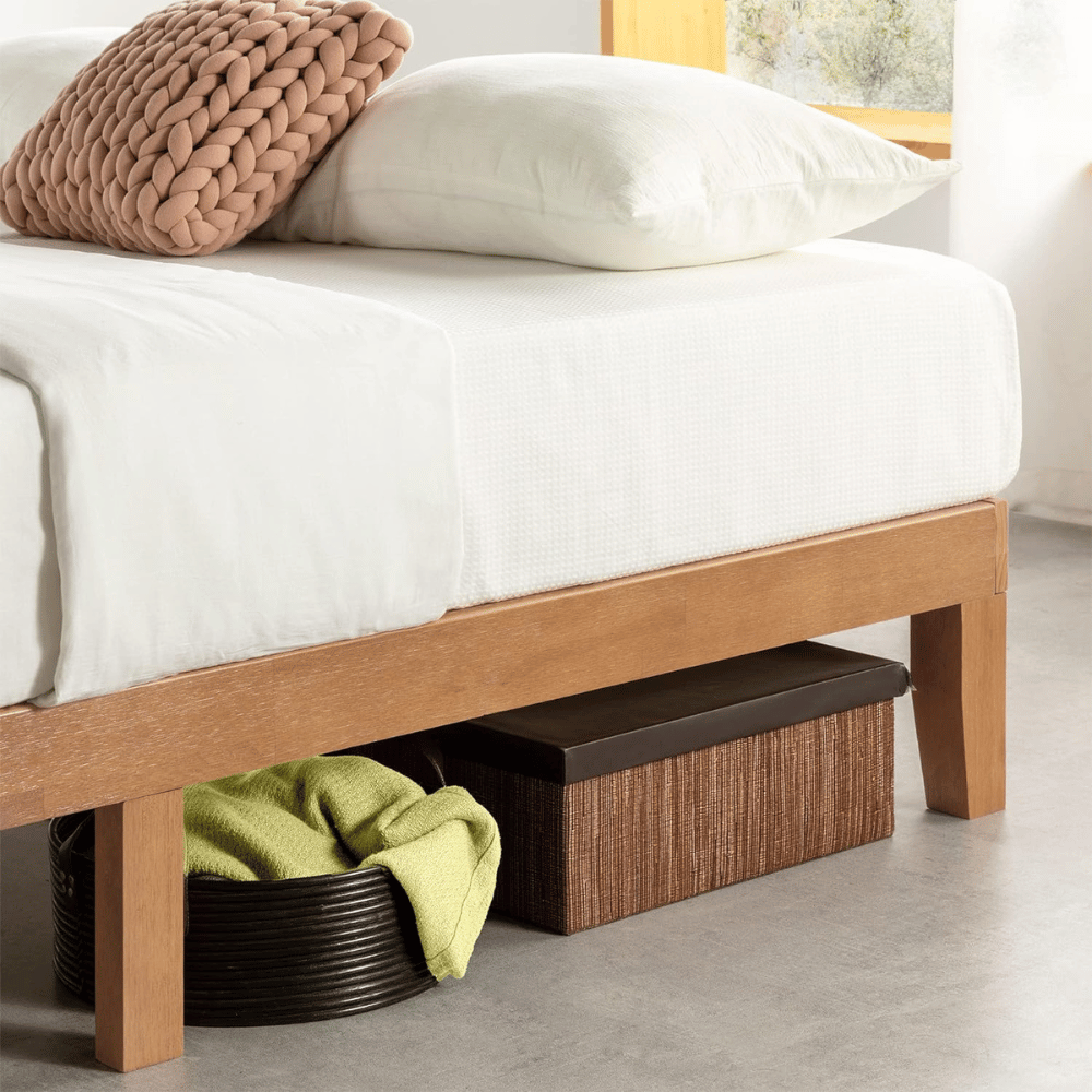 Mellow solid wood bed frame