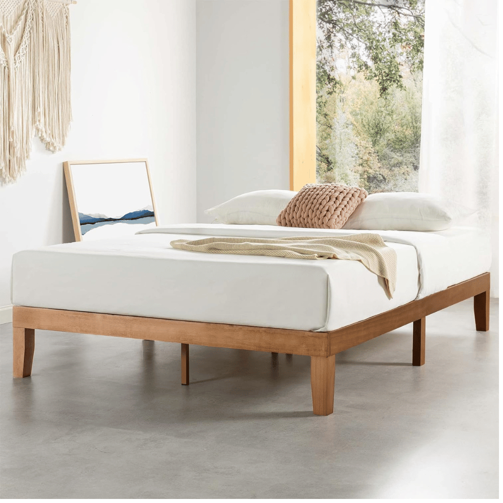 Mellow Naturalista rustic Sturdy Bed Frame