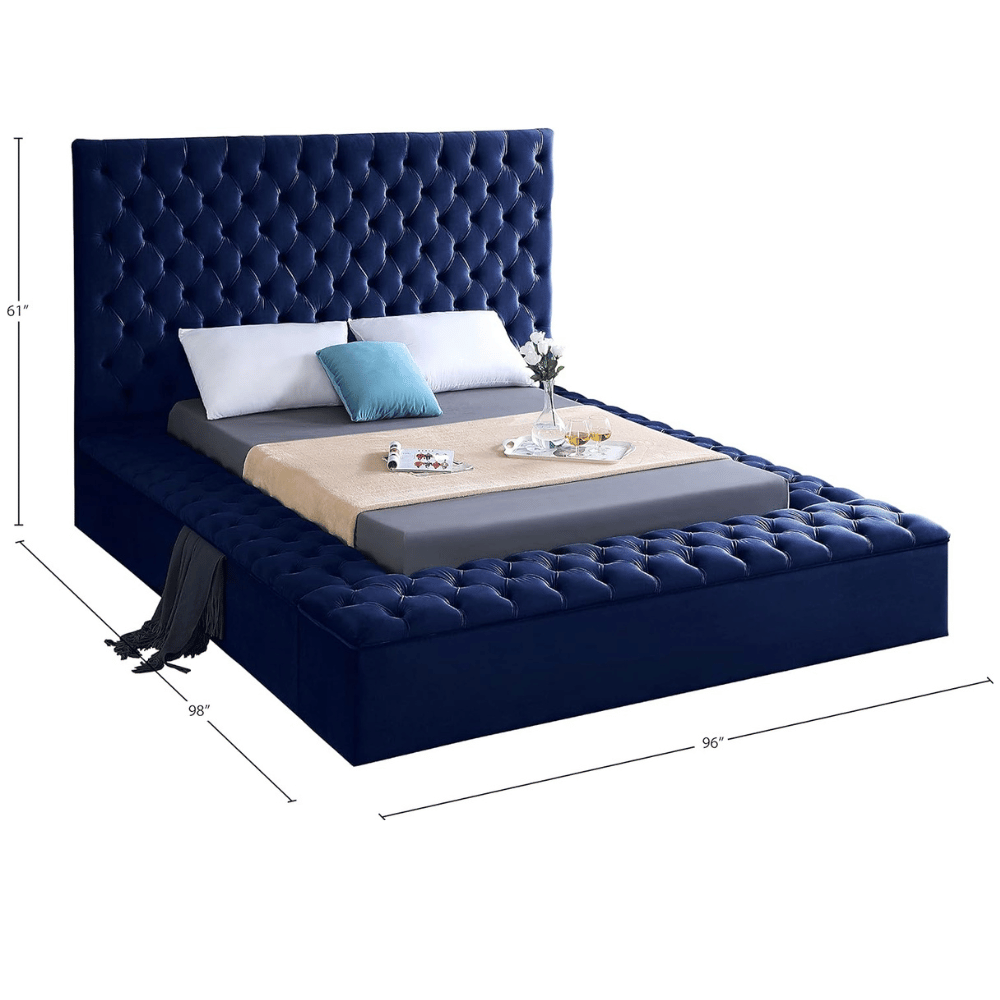 Meridian Furniture upholstered bed frame