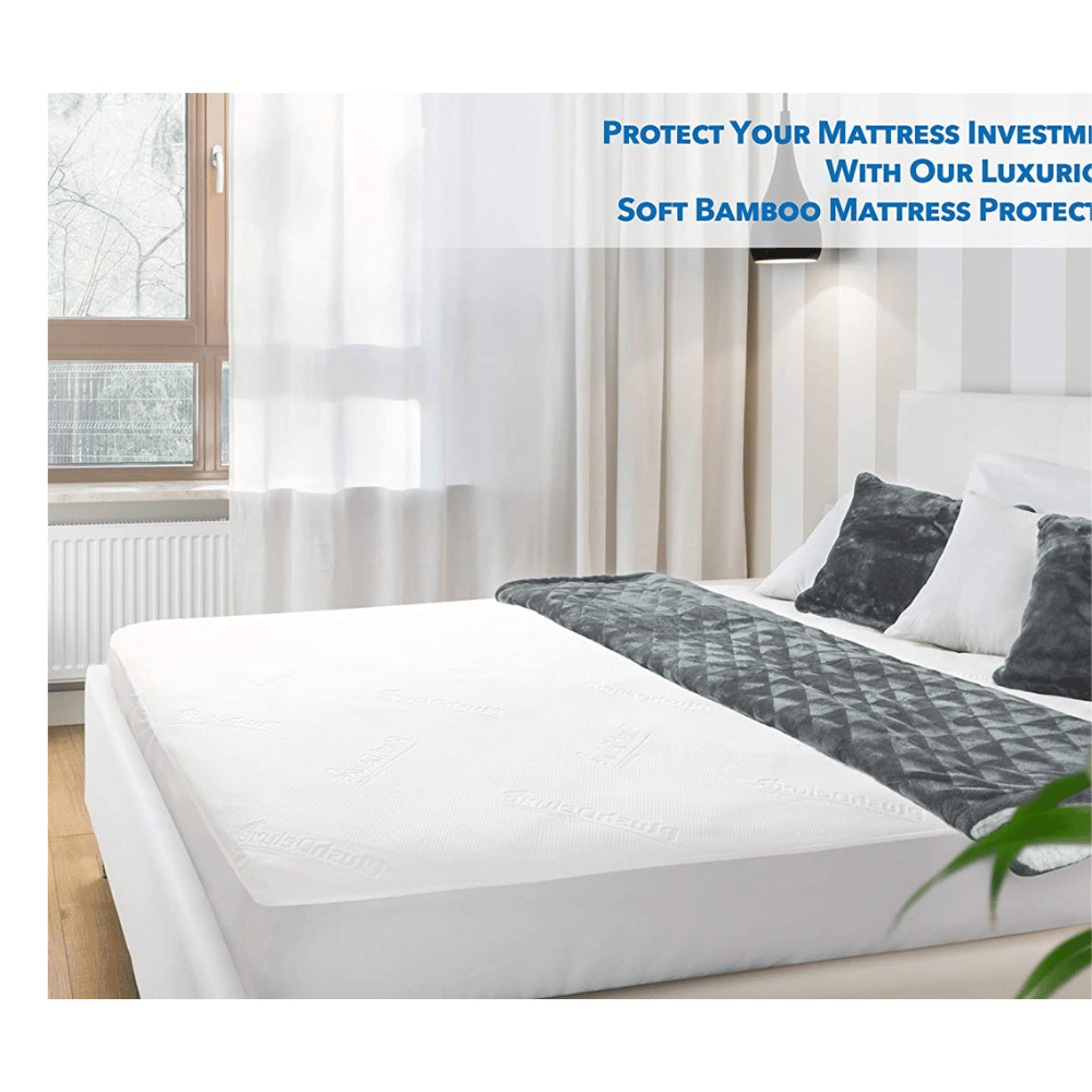 PlushDeluxe Waterproof Mattress Protector