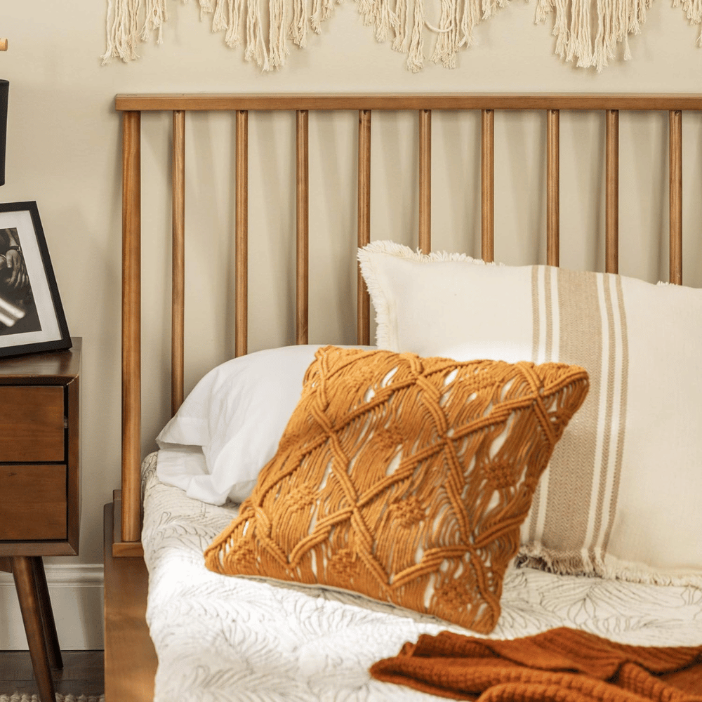 Walker Edison mid-century bed frame