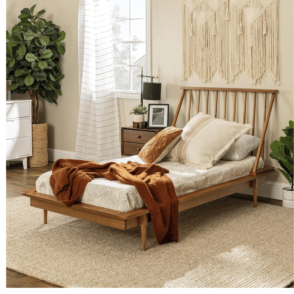 Walker Edison modern bed frame