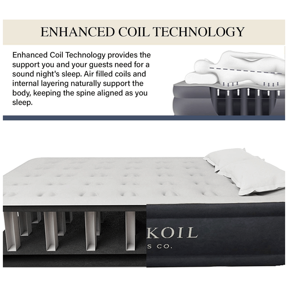 King Koil Flocked Top Bed