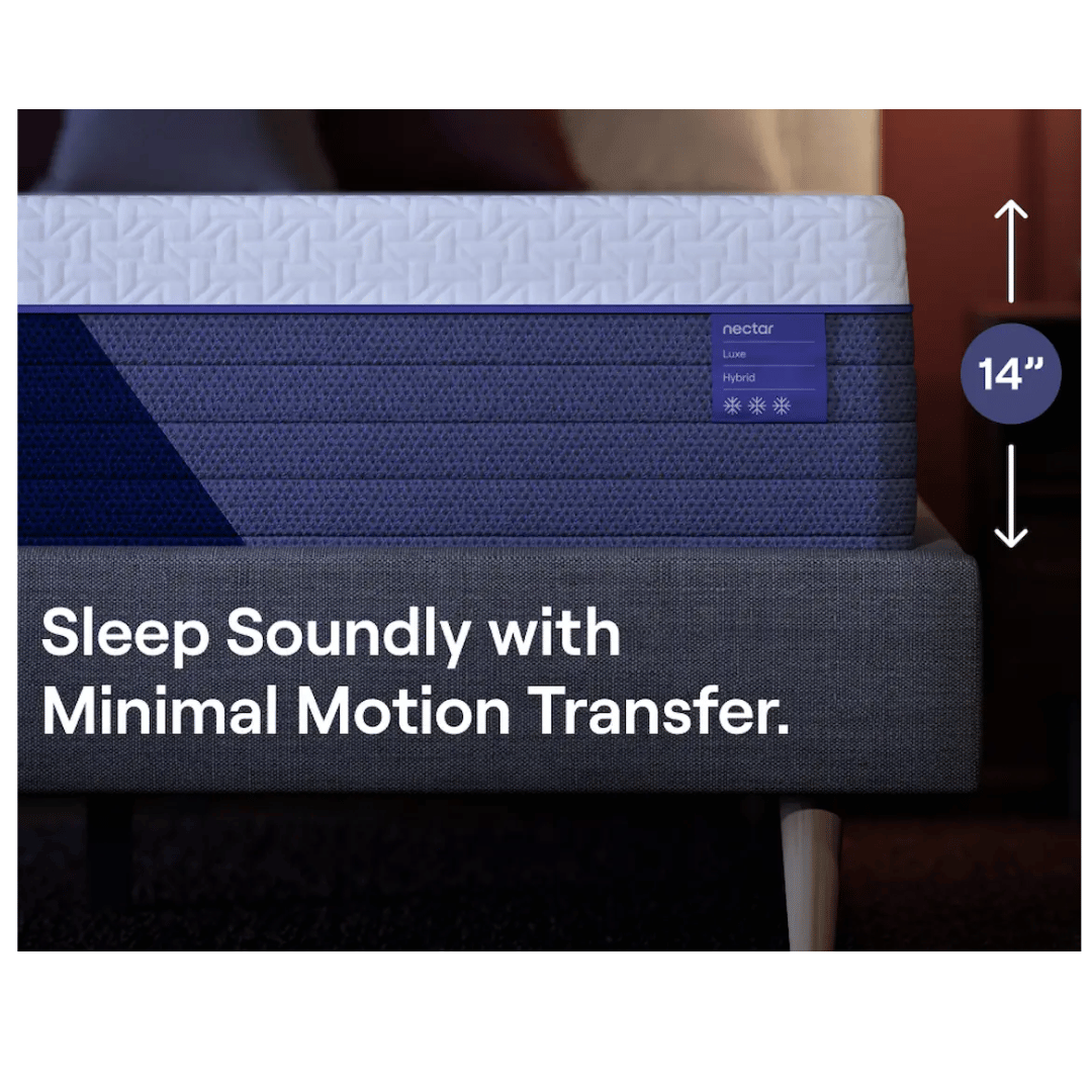 Nectar Luxe motion-support mattress