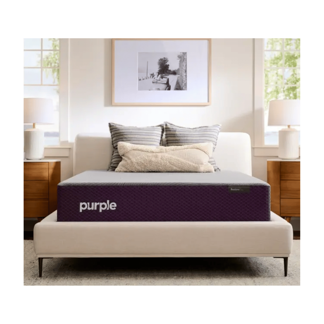 Purple hybrid support mattress