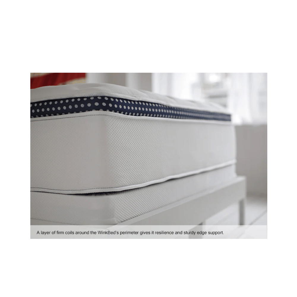 WinkBed reinforced edge mattress