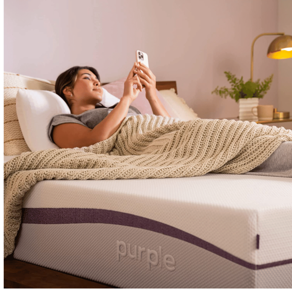 Purple spinal alignment mattress