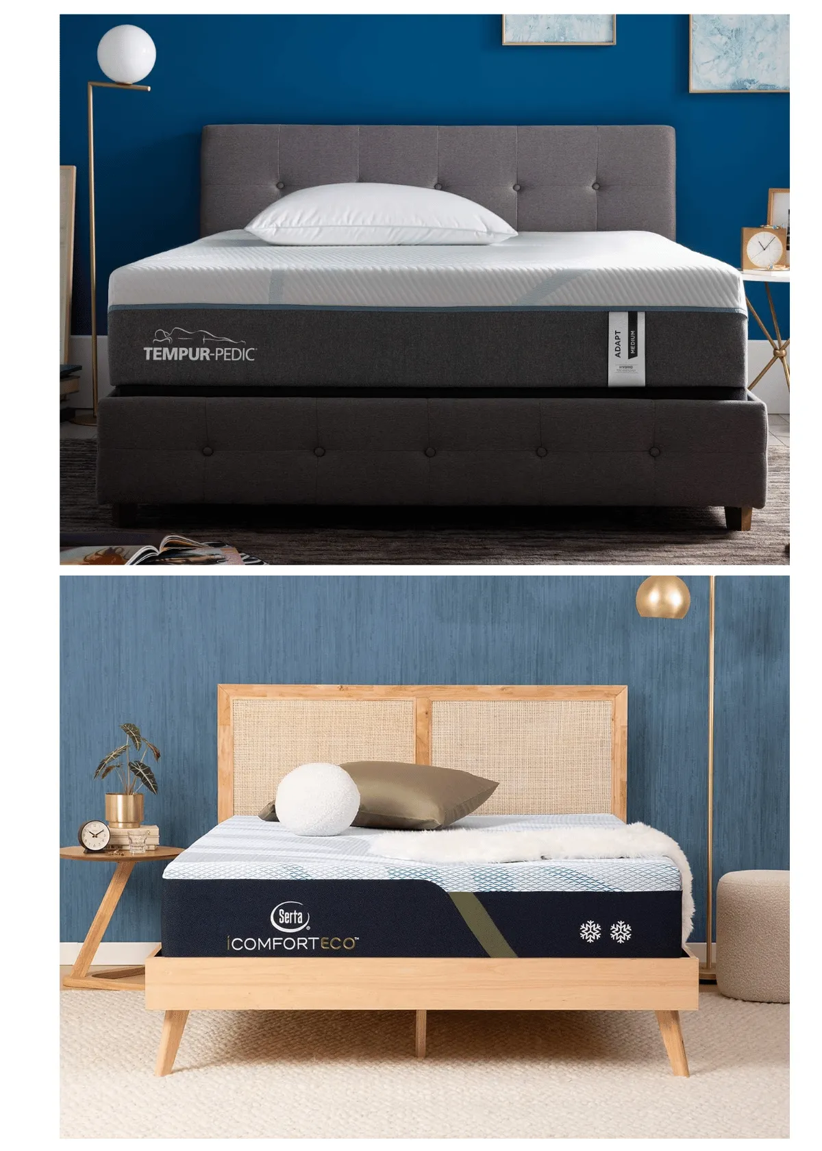 Credit: Tempur-Pedic; Serta