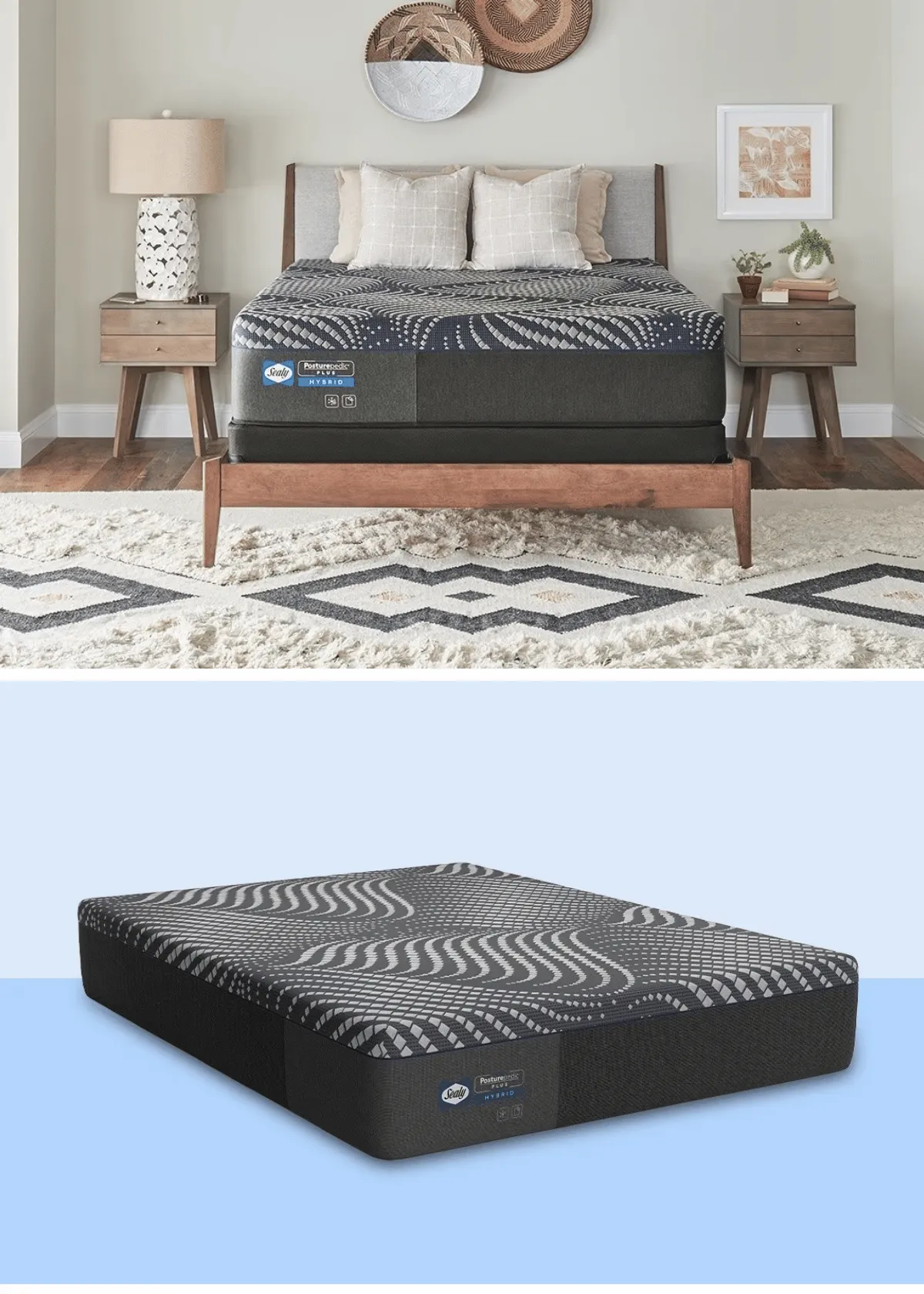 "Sealy Posturepedic Plus Hybrid High Point 14" Plush Mattress"