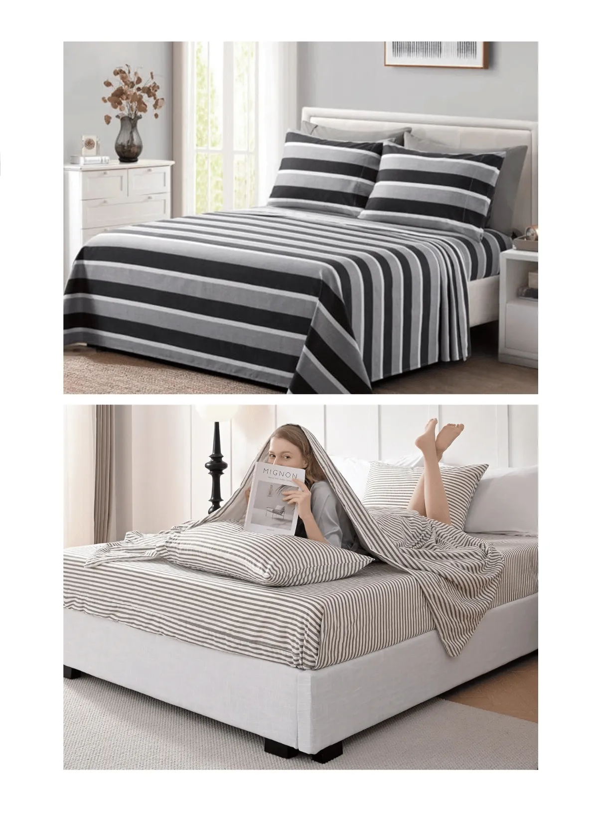 "The Best Striped Bed Sheets Picks for a Stylish & Cozy Bedroom"