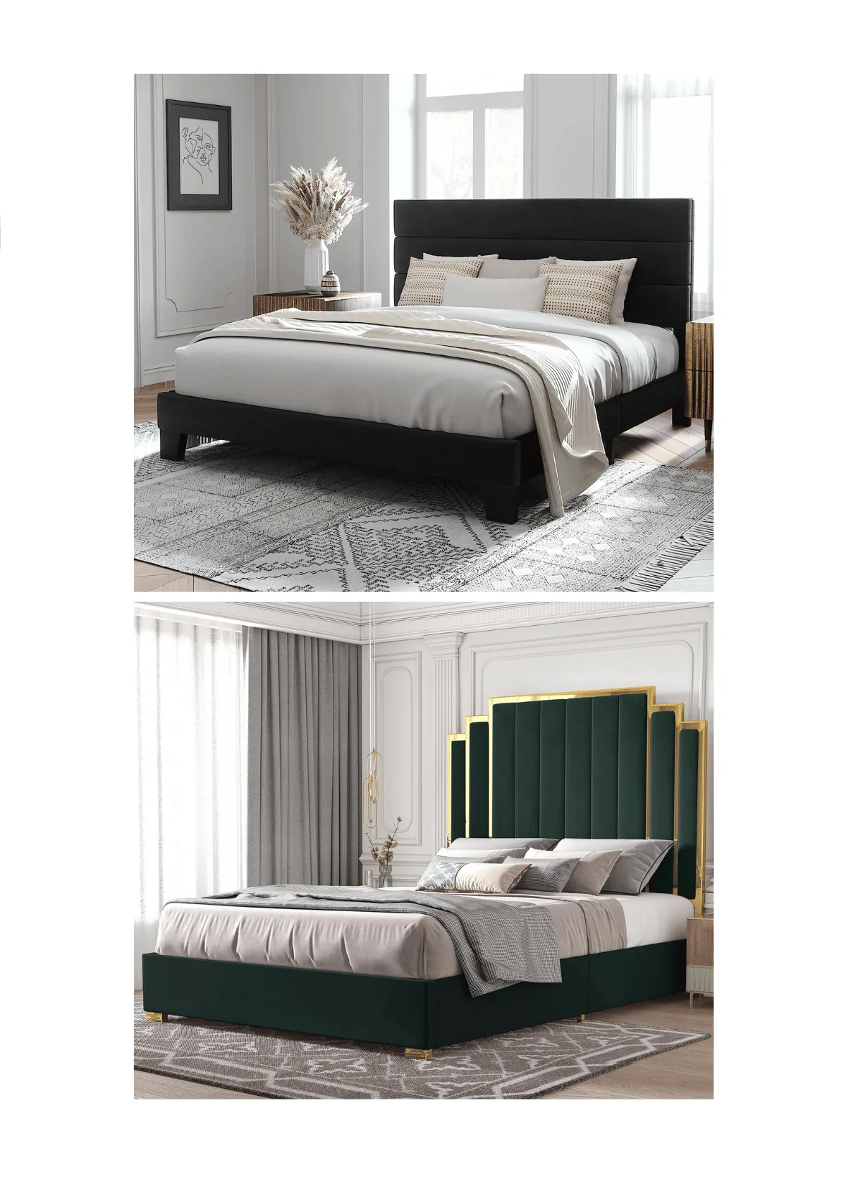 "Black King Bed Frame: The Ultimate Blend of Comfort and Class"